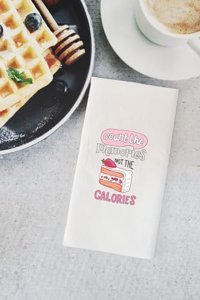 PekShop Count Memories not the Calories Desenli Kağıt Peçete 20'li