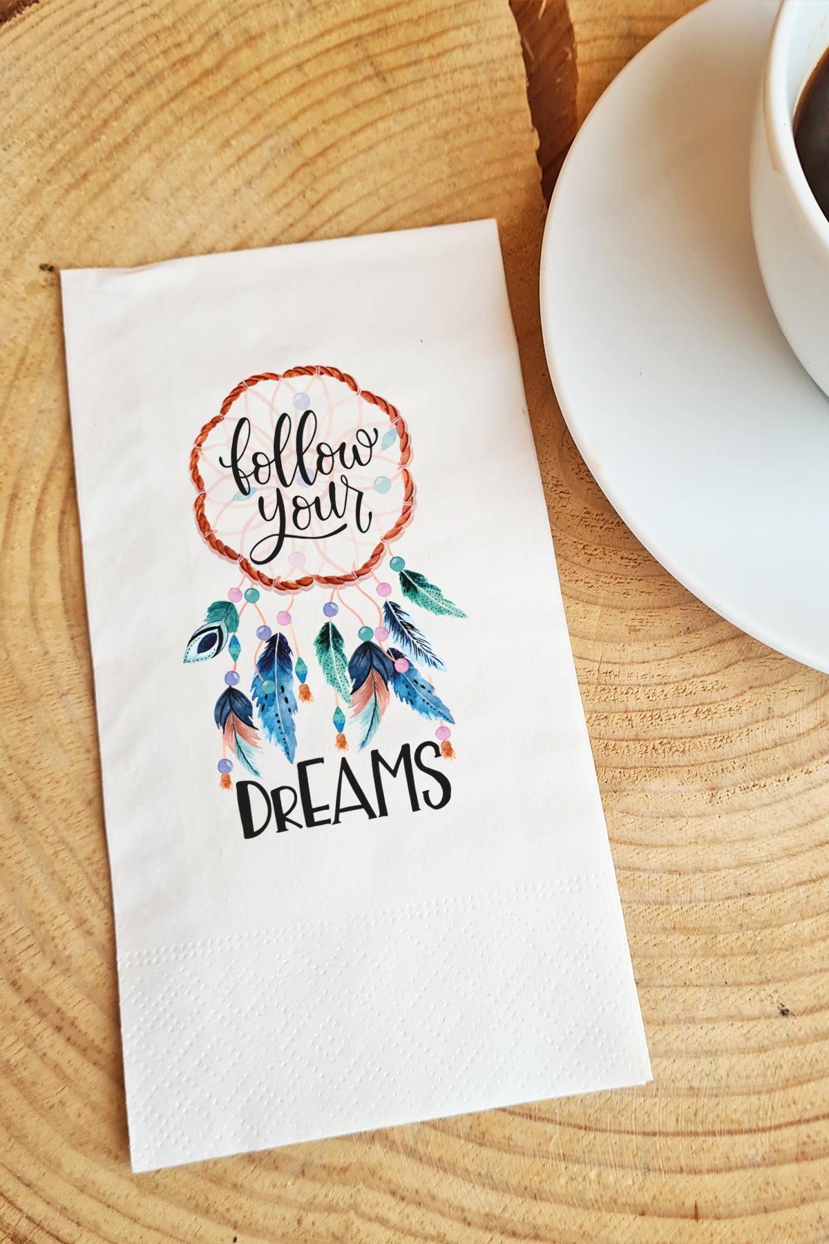 Pekshop Your Dreams Desenli Sunum Kağıt Peçete 20'li