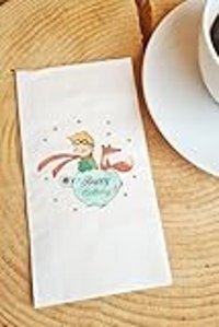PekShop Küçük Prens Happy Birthday Desenli Sunum Kağıt Peçete 20'li