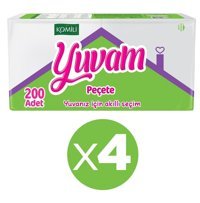 Komili Kağıt Peçete 4x200'lü