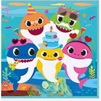 Depposıte Baby Shark Desenli Kağıt Peçete 16'lı
