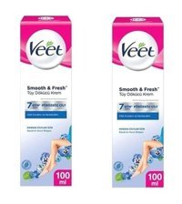 Veet Smooth & Fresh Hassas Ciltler İçin Koltuk Altı Bacak Tüy Dökücü Sprey 2x100 ml
