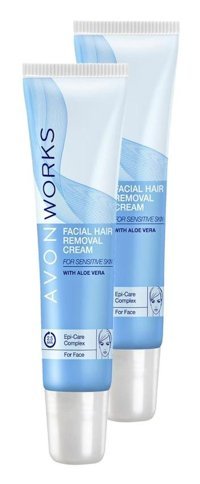 Avon Works Hassas Ciltler İçin Yüz Tüy Dökücü Sprey 2x15 ml