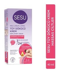 Sesu Hassas Ciltler İçin Koltuk Altı Bacak Tüy Dökücü Sprey 40 ml