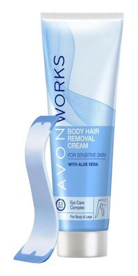 Avon Works Hassas Ciltler İçin Koltuk Altı Bacak Tüy Dökücü Sprey 10x100 ml
