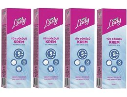 Derby Lady Hassas Ciltler İçin Koltuk Altı Bacak Tüy Dökücü Sprey 4x100 ml