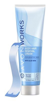 Avon Works Hassas Ciltler İçin Koltuk Altı Bacak Tüy Dökücü Sprey 100 ml