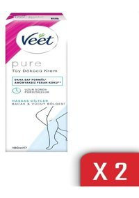 Veet Pure Tüm Ciltler İçin Koltuk Altı Bacak Tüy Dökücü Sprey 2x100 ml