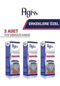 Agiss Tüm Ciltler İçin Koltuk Altı Bacak Tüy Dökücü Sprey 3x100 ml