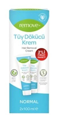 Remove Normal Tüm Ciltler İçin Koltuk Altı Bacak Tüy Dökücü Sprey 2x100 ml