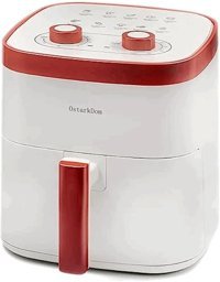 Ostark Dom Airfryer 5 lt Yağsız Sıcak Hava Fritözü Beyaz