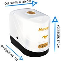 Mustang Life Water 5 Aşamalı 12 lt Kapalı Kasa Pompasız Tezgah Altı Su Arıtma Cihazı Beyaz