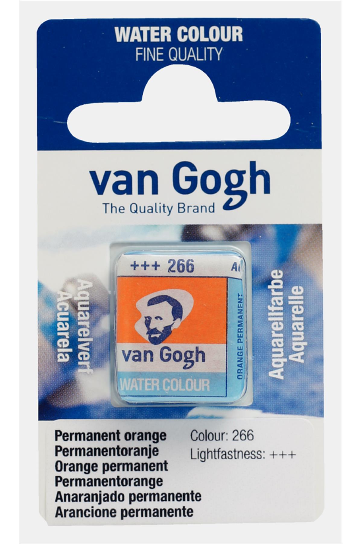 Royal Talens Van Gogh 266 Tablet Sulu Boya Permanent Orange
