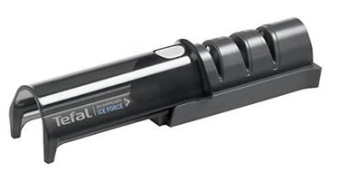 Tefal K26505 Paslanmaz Çelik 3 Açılı Bıçak Bileyici Siyah