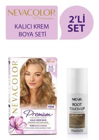 Neva Color 9 Yoğun Çok Açık Kumral Krem Saç Boyası 75 ml