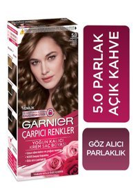 Garnier 5 Parlak Açık Kahve Krem Saç Boyası