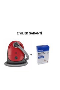 Nilfisk One Rb10p05a-hb15 750 W Yatay Hepa Filtreli Toz Torbalı Süpürge Kırmızı