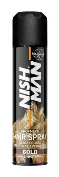 Nishman Gold Sprey Saç Boyası 150 ml