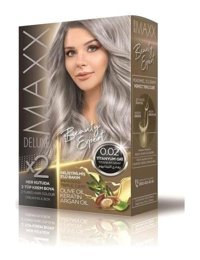Maxx Deluxe 0.02 Titanyum Gri Krem Saç Boyası