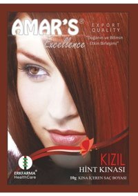 Amars Kızıl Toz Saç Boyası 10 Gr