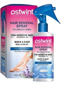 Ostwint Hassas Ciltler İçin Koltuk Altı Bacak Kadın Tüy Dökücü Sprey 150 ml