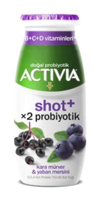 Activia Shot+ Meyveli Kaymaksız Yoğurt Kaymaksız 80 ml