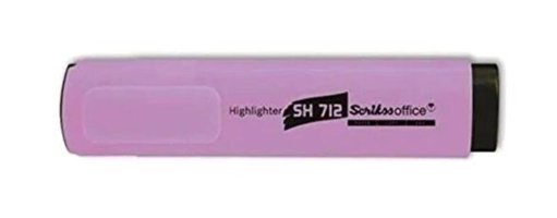 Scrikss Sh712 12'li Pastel Lila Fosforlu Kalem Seti