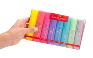 Faber-Castell Textliner 8'li Pastel Renkli Fosforlu Kalem Seti