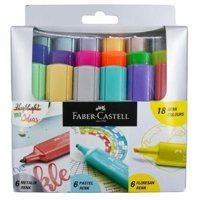 Faber-Castell 18'li Renkli Fosforlu Kalem Seti