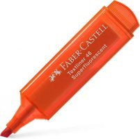 Faber-Castell Şeffaf Neon Turuncu Fosforlu Kalem