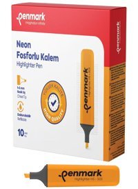 Penmark Hs 505 03 Neon Turuncu Fosforlu Kalem