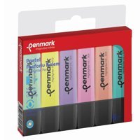 Penmark 6'lı Pastel Renkli Fosforlu Kalem Seti