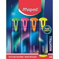 Maped Nightfall 4'lü Renkli Fosforlu Kalem Seti