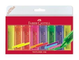 Faber-Castell Şeffaf 8'li Renkli Fosforlu Kalem Seti