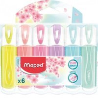 Maped 6'lı Pastel Renkli Fosforlu Kalem Seti