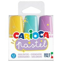 Carioca Mini 3'lü Pastel Renkli Fosforlu Kalem Seti
