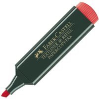 Faber-Castell Kırmızı Fosforlu Kalem