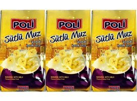 POLI Sütlü Muz Aromalı Içecek Tozu 3 Adet X 250 gram