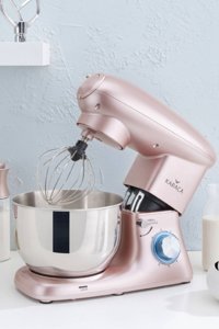 Karaca Multichef Plastik 1900 W 5.5 lt Stand Hamur Yoğurma ve Mutfak Şefi Rose Gold