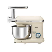 Emsan Bella Gusto Comfort Aliminyum Döküm 1300 W 5.5 lt Stand Hamur Yoğurma ve Mutfak Şefi Krem