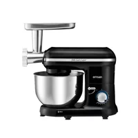 Emsan Bella Gusto Comfort Aliminyum Döküm 1300 W 5.5 lt Stand Hamur Yoğurma ve Mutfak Şefi Siyah