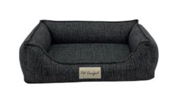 Pet Comfort Delta Yıkanabilir Tek Fonksiyonlu 55x45 cm Sepet Kedi Yatağı Siyah