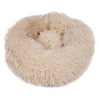 Lebeigo Yıkanabilir Tek Fonksiyonlu 35x35 cm Minder Kedi Yatağı Bej