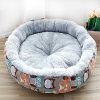 Weichuang Yıkanabilir Tek Fonksiyonlu 60 cm Minder Kedi Yatağı Kahverengi