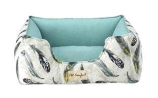 Pet Comfort Alpha Yıkanabilir Tek Fonksiyonlu 60x50 cm Sepet Kedi Yatağı Mint-Beyaz
