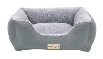 Pet Comfort Echo Yıkanabilir Tek Fonksiyonlu 60x50 cm Sepet Kedi Yatağı Gri
