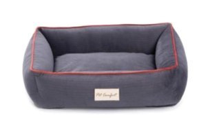 Pet Comfort Golf Yıkanabilir Tek Fonksiyonlu 45x55 cm Sepet Kedi Yatağı Gri