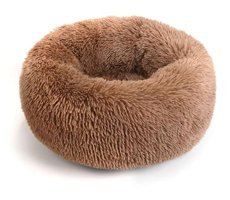 Tcherchi Yıkanabilir Tek Fonksiyonlu 60 cm Simit Kedi Yatağı Gri