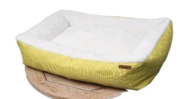 Chester Yıkanabilir Tek Fonksiyonlu 75x65x15 cm Minder Kedi Yatağı Sarı