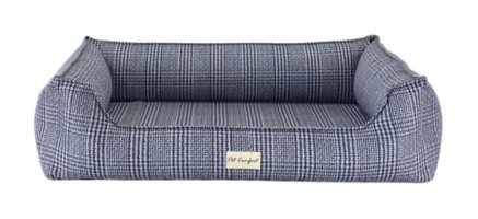 Pet Comfort Delta Yıkanabilir Tek Fonksiyonlu 90x70 cm Sepet Kedi Yatağı Mavi